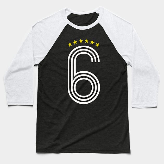 6 Stars Baseball T-Shirt by n23tees